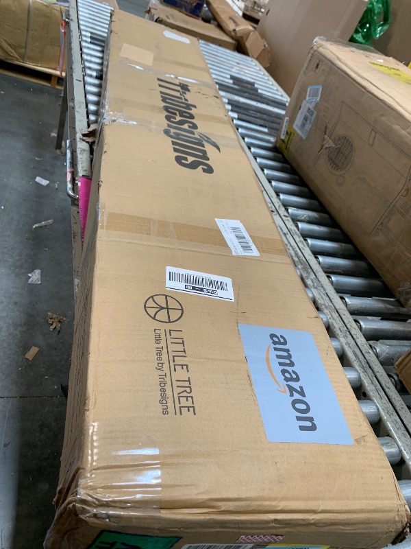 Photo 1 of Tribesigns 70.86-Inch Console Table for Entyrway, Farmhouse 2-Tier Entry Entrance Table, Narrow Long Sofa Table Behind Couch, Rustic Brown