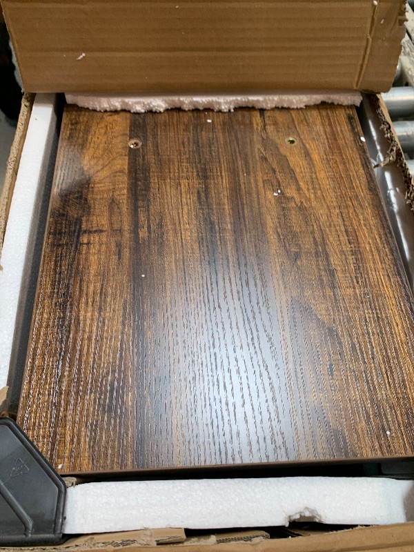 Photo 1 of Tribesigns 70.86-Inch Console Table for Entyrway, Farmhouse 2-Tier Entry Entrance Table, Narrow Long Sofa Table Behind Couch, Rustic Brown