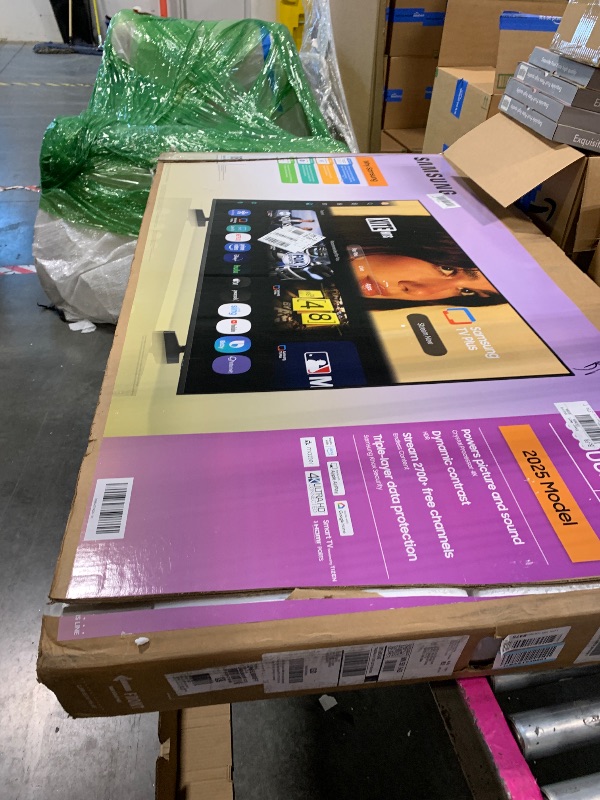 Photo 1 of Samsung 65-Inch Class Crystal UHD U8000F 4K Smart TV (2025 Model) Endless Free Content, Crystal Processor 4K, MetalStream Design, Knox Security, Alexa Built-in