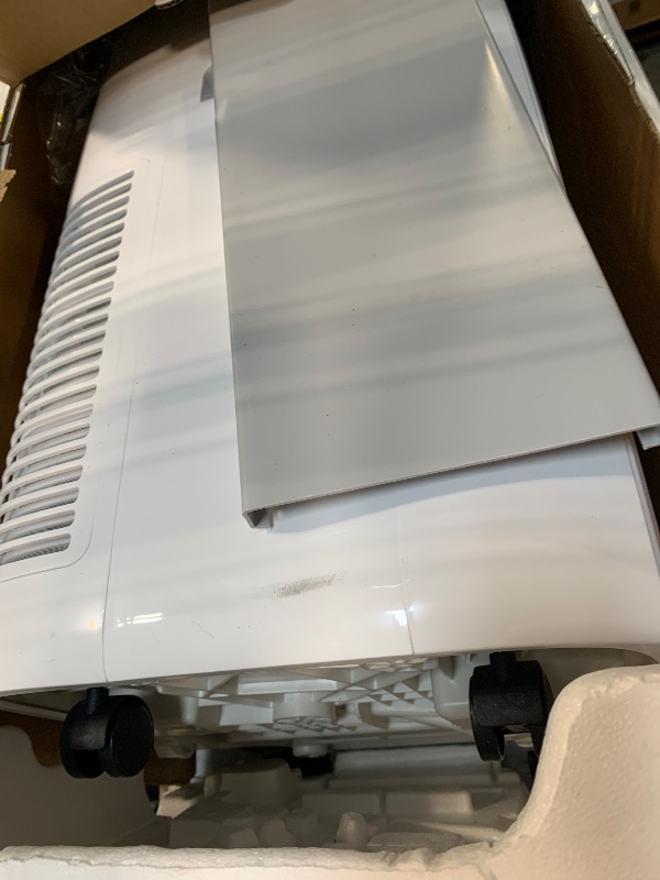 Photo 1 of BLACK+DECKER Smart Portable Air Conditioner, 14,000 BTU for Rooms up to 700 Sq. Ft., Smart Portable AC with Follow Me Remote and Window Kit, BPACT14WT, White