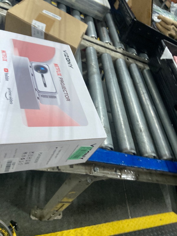 Photo 1 of [Netflix Officially/Dolby Audio] Smart Projector with WiFi and Bluetooth, VIZONY Native 1080P Projector with Apps Built in Netflix, Youtube, Hulu, Disney+, Portable Mini Projector for Indoor/Outdoor