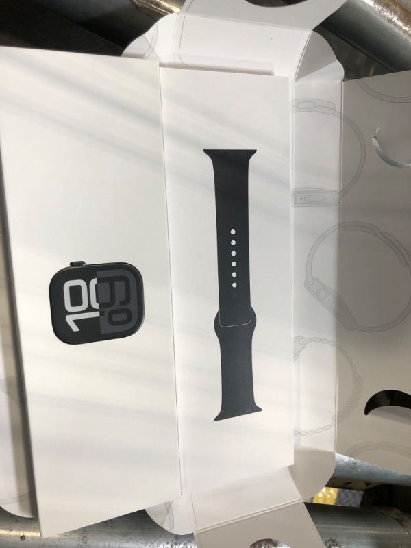 Photo 1 of ***FACTORY SEALED*** Apple Watch Series 10 [GPS 42mm case] Smartwatch with Jet Black Aluminium Case with Black Sport Band - S/M. Fitness Tracker, ECG App, Always-On Retina Display, Water Resistant
