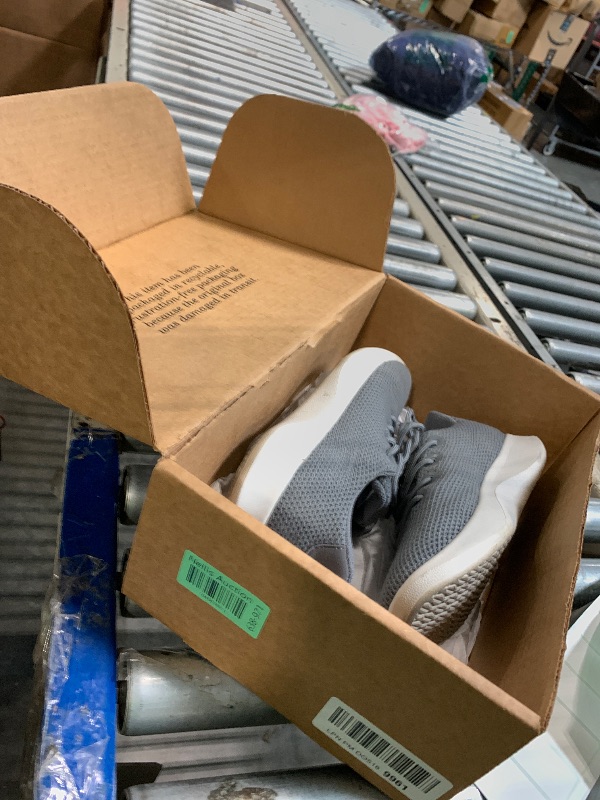 Photo 1 of [Dirty] DOBOLIN Tennis Walking Shoes Womens Slip on Sneakers with Arch Support Orthopedic for Plantar Fasciitis Relief Grey Size 6