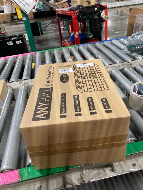 Photo 1 of Anyhall 2-Pack Rat Traps Humane Live Mouse Vole Chipmunk Trap Cage for Indoors and Outdoors (Black)