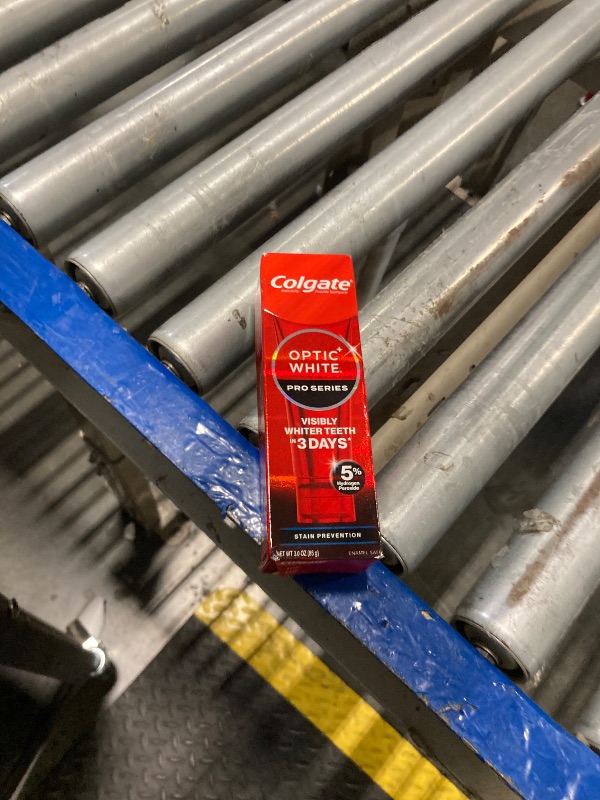 Photo 1 of Colgate Optic White Pro Series Whitening Toothpaste with 5% Hydrogen Peroxide, Stain Prevention, 3 Oz Tube