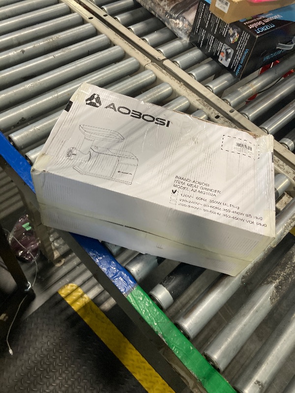 Photo 1 of AAOBOSI Meat Grinder Electric 3000W Max with Touch Color Screen, Auto-Reverse & Built-in Storage - 3 Speed Settings,Grinding, Sausage & Kibbe Making for Home Use, Stainless Steel