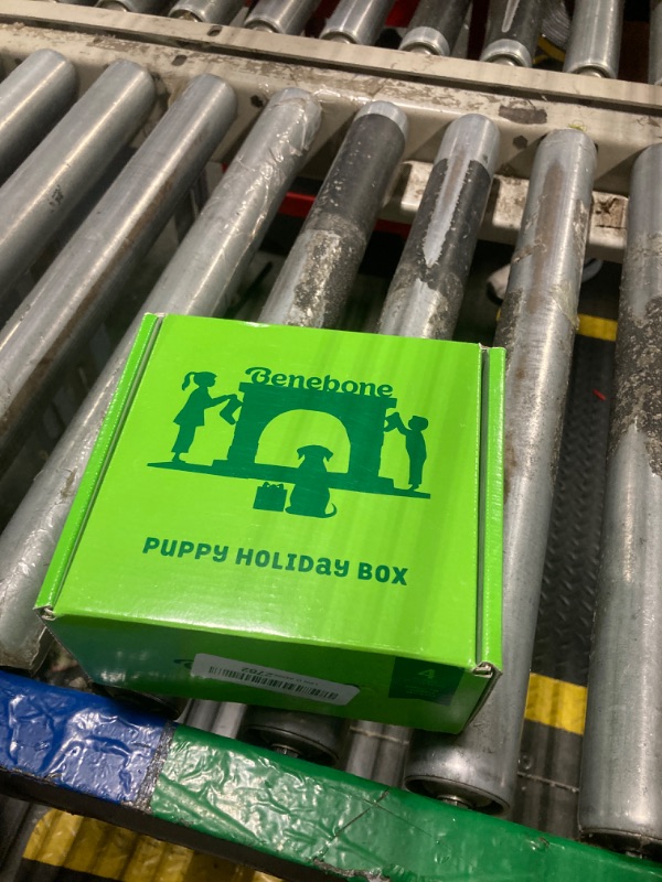 Photo 1 of **ONLY 1 CHEW TOY** Benebone Puppy Holiday 4-Pack Dog Chew Toys, Made in USA, 30lbs and Under, for Modest Chewers, All Breed Sizes
