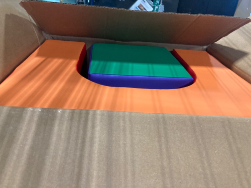 Photo 1 of **BOX 1-UNSURE HOW MANY EXTRA BOXES BUT IS PARTIAL SET**\Children’s Factory Bright-Colored Soft Climb-up Tunnel
