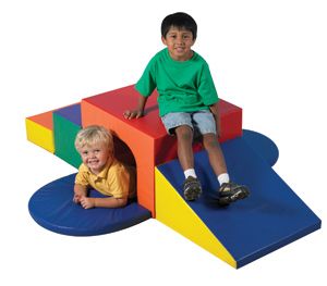 Photo 1 of **BOX 1-UNSURE HOW MANY EXTRA BOXES BUT IS PARTIAL SET**\Children’s Factory Bright-Colored Soft Climb-up Tunnel
