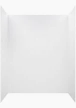 Photo 1 of **NEW STRAPS STILL FULLY INTACT**Samuel Müeller SMSWK603272-31 Silhouette 60-in x 32-in x 72-in Glue to Wall 3-Piece Shower Wall Kit, White
