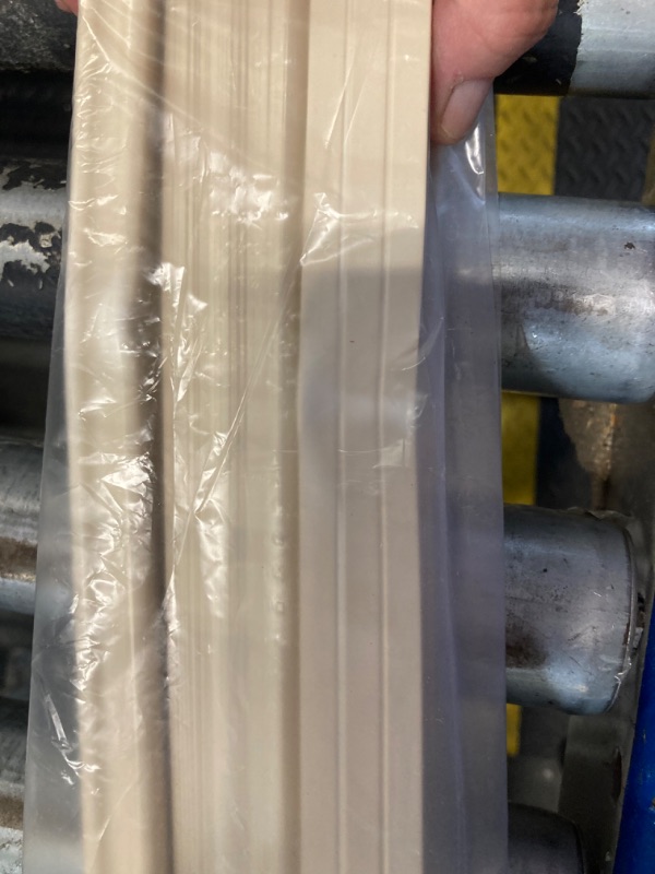 Photo 1 of **slight bend on one side**LazBlinds Cordless 1" Vinyl Mini Blinds for Indoor Windows - Light Filtering Horizontal Window Blinds & Shades, 45" W x 48" H, Beige