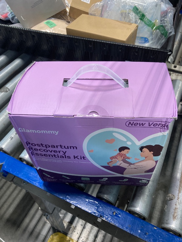 Photo 1 of **still factory sealed**Glamommy Postpartum Recovery Essentials Kit for Women, Labor & Delivery Postpartum Care, Peri Bottle, Cooling Spray, Disposable Postpartum Underwears, Postpartum Pads, Hot&Cold Packs, Soothing Liners