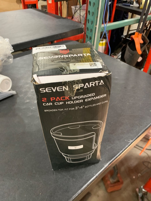 Photo 2 of Upgraded Car Cup Holder Expander Adapter with Offset Adjustable Base, Compatible with Yeti 14/24/36/46oz Ramblers, Hydro Flasks 32/40oz, Other Large Bottles Mugs in 3.5"-4.0", 2 Pack
