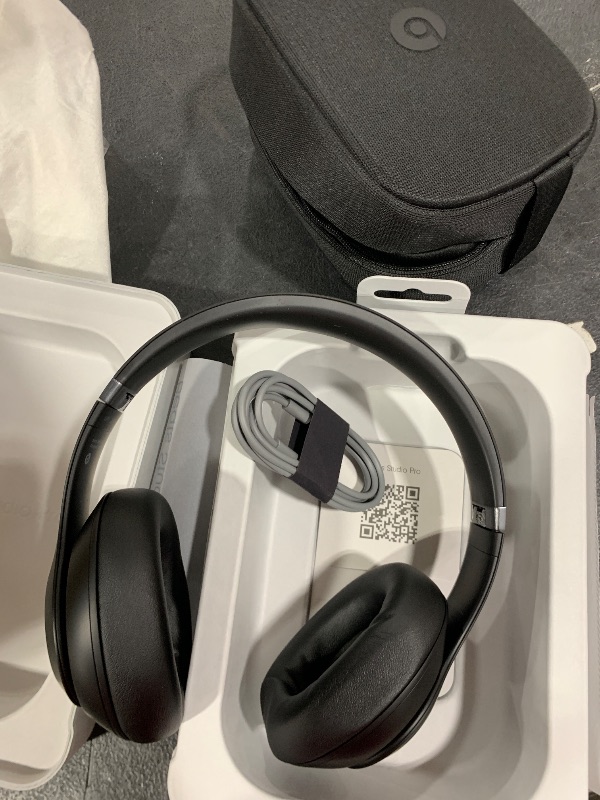 Photo 1 of Beats Studio Pro - Wireless Bluetooth Noise Cancelling Headphones - Personalized Spatial Audio, USB-C Lossless Audio, Apple & Android Compatibility, Up to 40 Hours Battery Life - Black