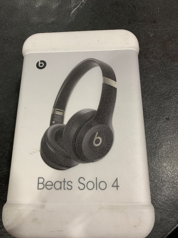 Photo 1 of Beats Solo 4 - Wireless Bluetooth On-Ear Headphones, Apple & Android Compatible, Up to 50 Hours of Battery Life - Matte Black