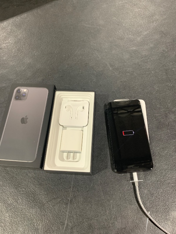 Photo 2 of Apple iPhone 11 Pro Max [256GB, Space Gray] + Carrier Subscription [Cricket Wireless]