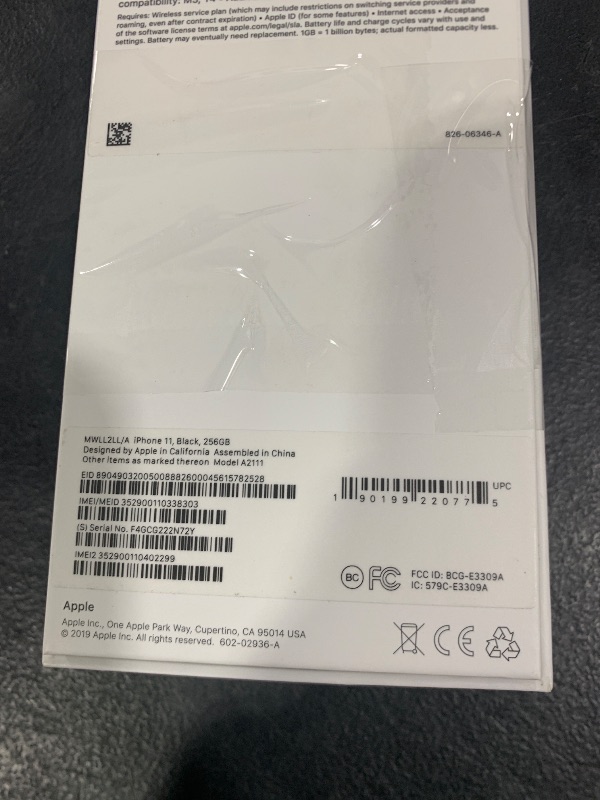 Photo 1 of Apple iPhone 11 [256GB, Black] + Carrier Subscription [Cricket Wireless]