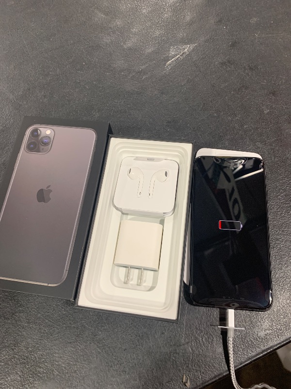 Photo 2 of Apple iPhone 11 Pro Max [256GB, Space Gray] + Carrier Subscription [Cricket Wireless]