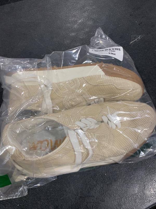 Photo 1 of Sam Edelman Women's Langley Sneaker Bone Corduroy 8 Medium