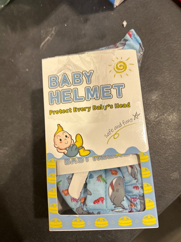 Photo 1 of Baby Helmet for Crawling & Walking - Head Protector for Infants, Soft Cushion Safety Headguard, Toddler Inflatable Helmets 6-12 Months