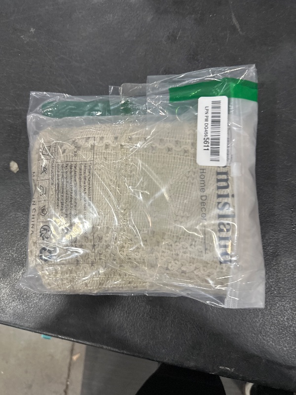 Photo 1 of Alynsehom Macrame Table Runner Cream Beige Boho Table Runner with Tassels Hand Woven Cotton Table Runner Rustic Farmhouse Table Runner for Bohemian Kitchen Dining Table(12x95in)