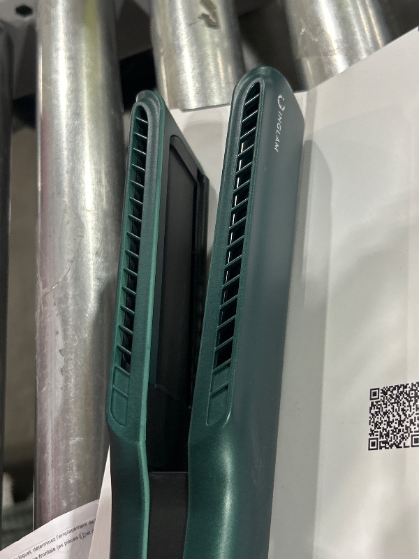 Photo 2 of IG INGLAM Air Straightener, Style from Wet Hair, 2.2" Hair Dryer Straightener, 200M Negative Ionic, One-Step Air Straight for Medium and Long Hair(14"-30"), Dark Green