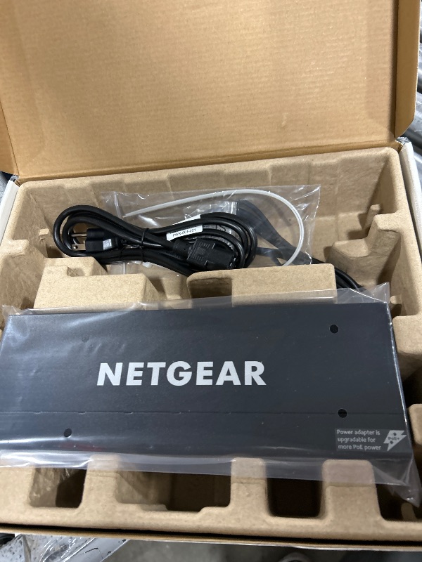 Photo 4 of NETGEAR 16-Port PoE+ Gigabit Ethernet Unmanaged Essentials Switch (GS316P) - with 16 x PoE+ @ 115W, Desktop or Wall Mount