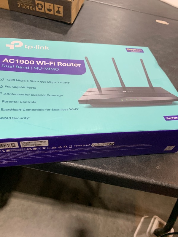 Photo 2 of TP-Link AC1900 Smart WiFi Router (Archer A8) -High Speed MU-MIMO Wireless Router, Dual Band Router for Wireless Internet, Gigabit, Supports Guest WiFi