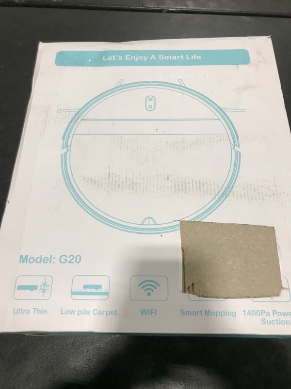 Photo 1 of Robot Vacuum and Mop Combo, App/Alexa with WiFi/Bluetooth, Self-Charging Mopping Robot Vacuum Cleaner, Set Schedule, Max Strong Suction Ideal for Pet Hair/Carpet/Hard Floor