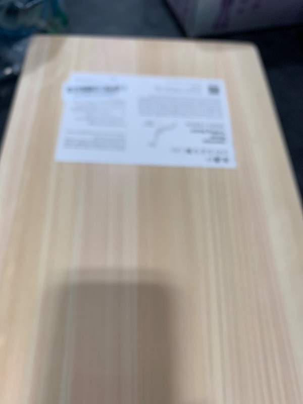 Photo 1 of YAMASAN KYOTO UJI Japanese Hinoki Cutting Board - Large - Natural Cypress Wood Cutting Board, Kitchen Chopping Board, High Durability, Made in Japan (16.53×9.44×0.59 inch) (Large)