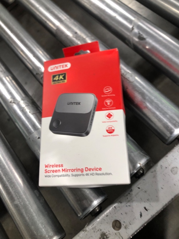 Photo 1 of Unitek Wireless Hdmi Display Dongle Adapter - Screen Mirroring Receiver 2.4G/5G 4K TV Casting Device Screen Mirroring Adapter/Extender for Streaming Video to Monitor from Mac iOS Android Windows