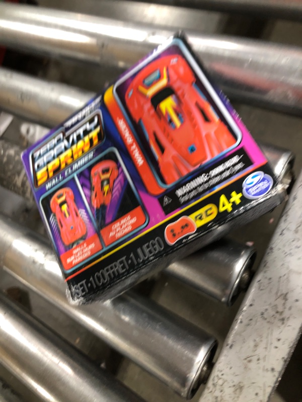 Photo 1 of Air Hogs, Zero Gravity Sprint RC Car Wall Climber, Red USB Micro B Rechargeable Indoor Wall Racer, Over 4-Inches, Kids Toys for Kids Ages 4 and up