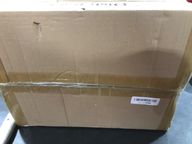 Photo 1 of Dish Drying Rack - Extendable Dish Rack, Large Sink Drying Dish Drainer for Kitchen Counter, Stainless Steel Dish Strainer with Utensil Holder (White)