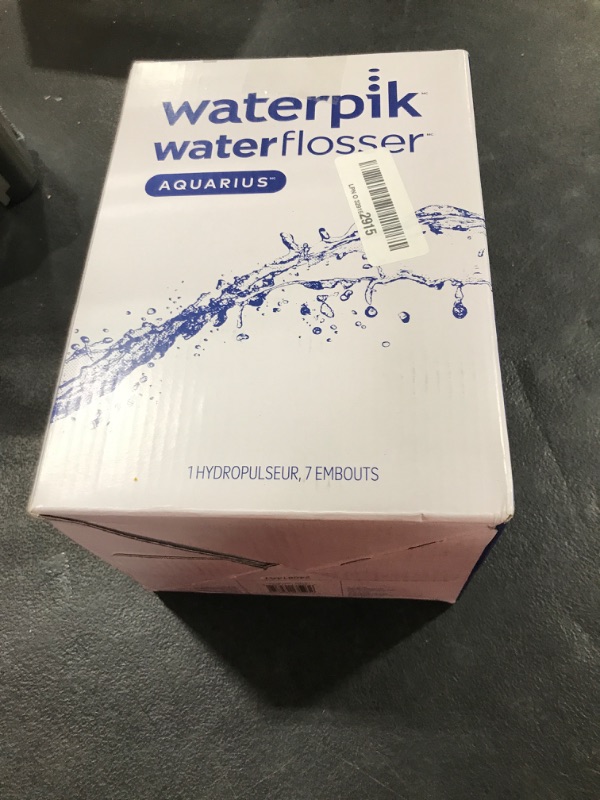 Photo 1 of Waterpik Aquarius Water Flosser Professional For Teeth, Gums, Braces, Dental Care, Electric Power With 10 Settings, 7 Tips For Multiple Users And Needs, ADA Accepted, White WP-660, Packaging May Vary