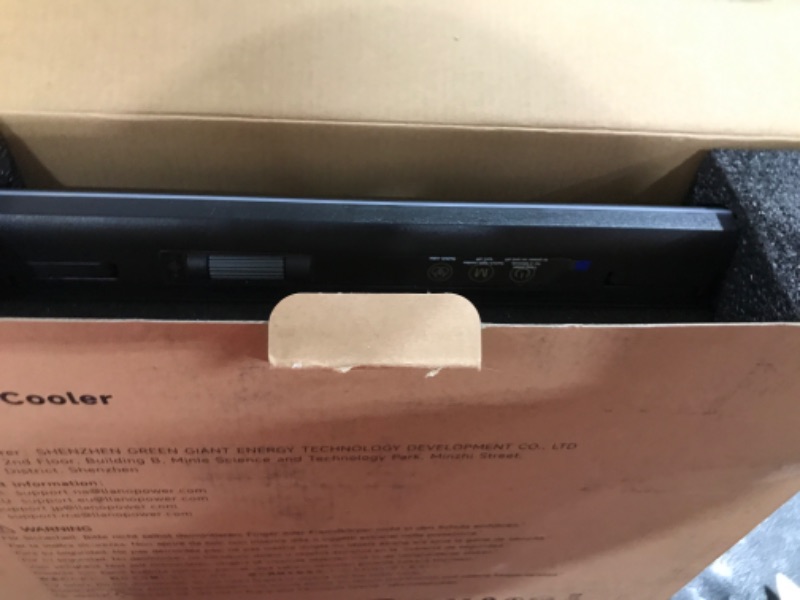 Photo 1 of llano RGB Laptop Cooling Pad, Gaming Laptop Cooler with Powerful Turbofan, Fast Cooling Laptop 15.6-21in, Adjustable Speed, Touch Control, LCD Screen