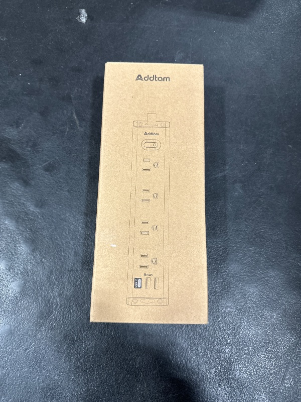 Photo 1 of Surge Protector Power Strip - 10 FT Extension Cord, Power Strip with 12 Widely AC Outlet 3 USB, Flat Plug, Wall Mount Overload Protection, 1050J, Desk Charging Station for Home Office, ETL Listed