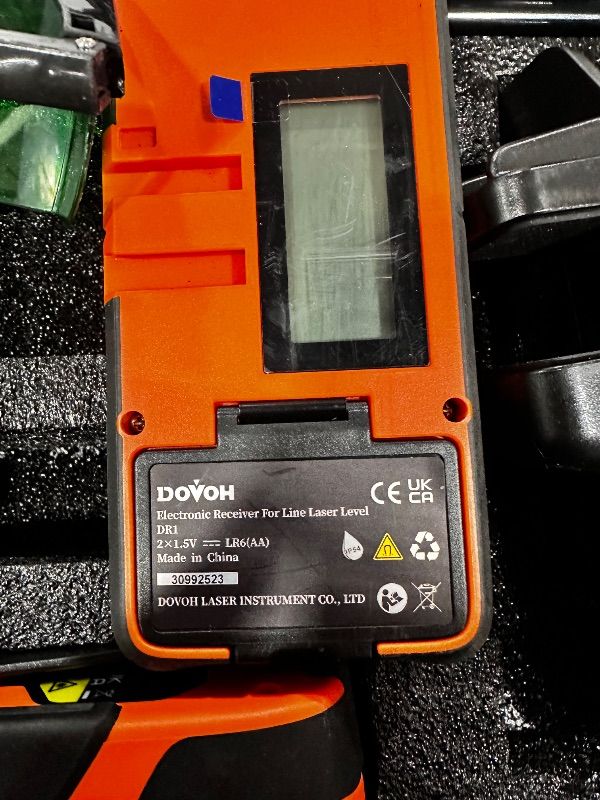 Photo 1 of DOVOH Outdoor Laser Level with Receiver : Daylight High Visibility Laser Level 360 Self Leveling Up To 400ft Long Range 110mw High Power Green with Detector Outside Construction Landscaping, H3-360G