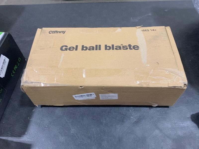 Photo 1 of Ctffnny Powerful Full Auto M416 Gel Blaster, Pre-Loaded Function 130FPS, 80FT, 10RPS, High Speed Gel Gun, Orby Gun Drum Magazine with Goggles for Backyard Games