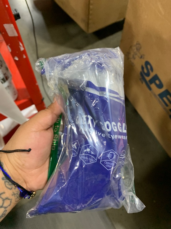 Photo 1 of UKNOW Safety Goggles Over Glasses - Anti-Fog Clear Lens - ANSI Z87.1 Certified Eye Protection for Lab Work, Industrial Use