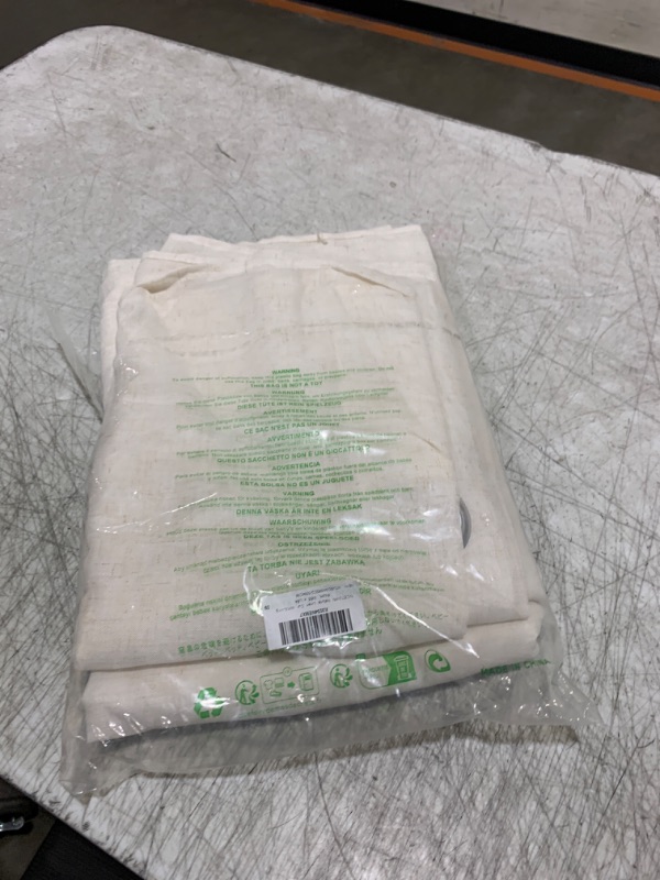 Photo 1 of NICETOWN Natural Linen Curtains 84 inch Long 2 Panels Set, Grommet Top Thick Linen Burlap Semi Sheer Vertical Drapes Privacy Assured with Light Filtering for Bedroom/Living Room, W55 x L84