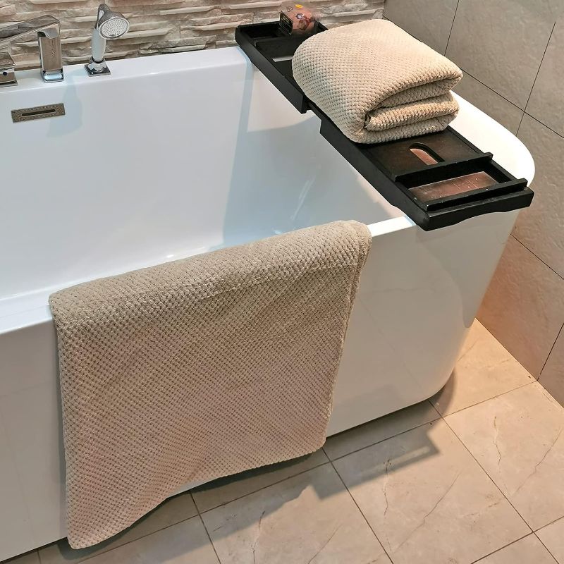 Photo 1 of  Bath Towel Extra Large  for Bathroom Super Soft Highly Absorbent Microfiber 80% Polyester