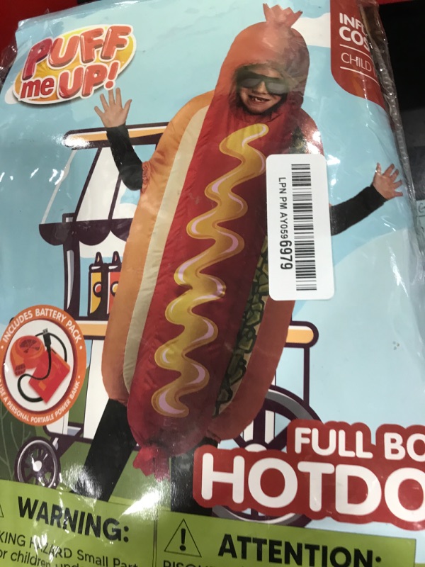 Photo 2 of Children's Hot Dog Costume-Funny Halloween Costumes,Size  7-10 years