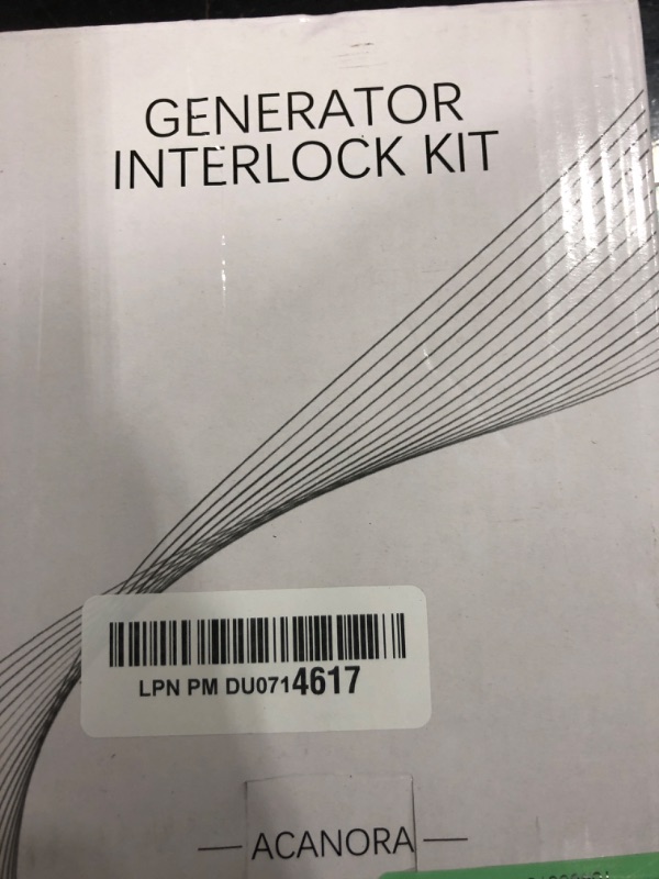 Photo 2 of ACANORA Generator Interlock Kit for Bryant 150 or 200 Amp Main Breaker Panels, Blue
