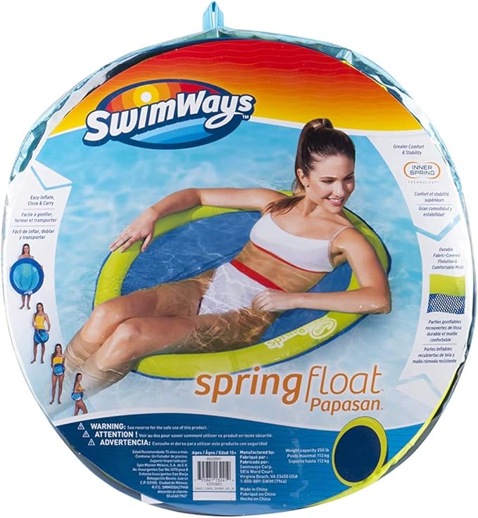Photo 1 of SwimWays Spring Float Papasan - Mesh Float for Pool or Lake
