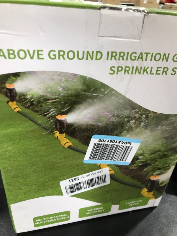 Photo 1 of Above ground irrigation garden sprinkler system 