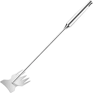 Photo 2 of Buhyujkm Gardening weedsing Tool | Root weedsing Tools | Gardening Agricultural Hoe, Multifunctional Stainless Hoe Suitable and Ideal for Soil Loosening, Extended…
