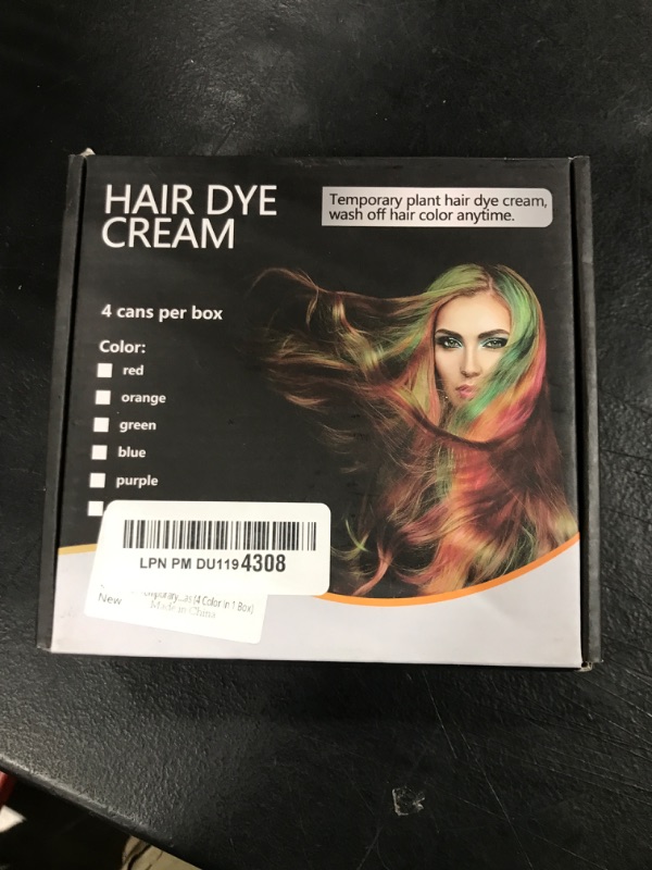 Photo 1 of Green Puprle Red Gray Temporary Hair Color,Natural Hair Color Wax,Hair Wax Color Spray 4.23 Ounces,Hair Wax Dye for Christmas Parties,Role Playing and Halloween. (Green Puprle Red Gray)