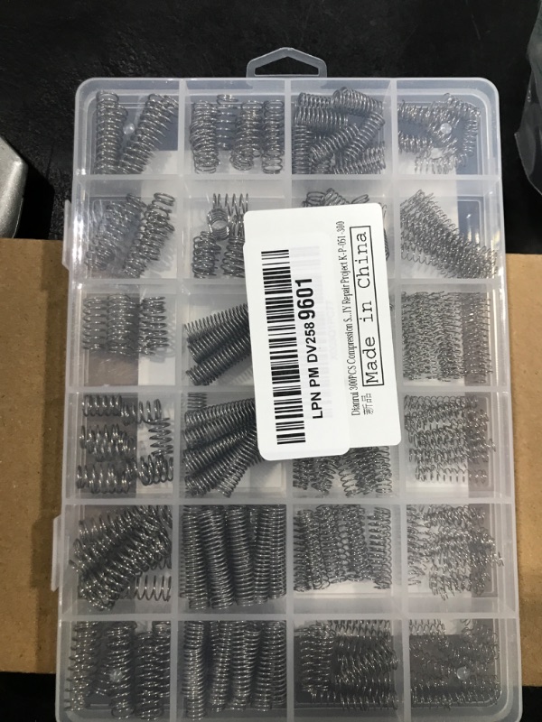 Photo 1 of Dianrui 300PCS Compression Springs Assortment Kit 23 Different Sizes Mini Spring Stainless Steel Mechanical Small Springs for DIY Repair Project