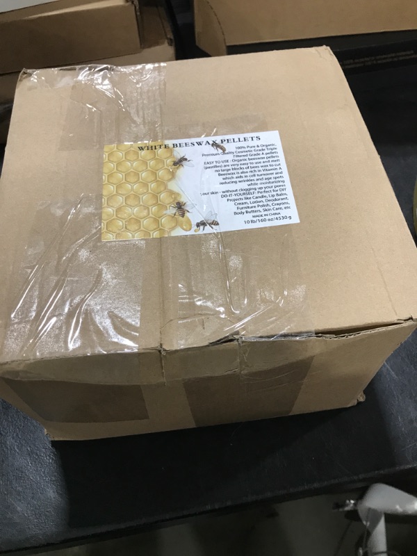 Photo 1 of 10 LB White Beeswax Pellets for Candle Making, Bees Wax Pastilles for Hair Care,Lip Balm, Soap Making Supplies, DIY & Craft Projects DIY (160 OZ)…