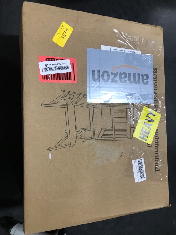 Photo 1 of COSYLAND Kids Kitchen Step Stool?Toddler Standing Tower with CPC Certification, Removable Anti-Drop Railing Safety Rail Enjoys Unique Patented Design A Anti-tip Structure More Stable, Natural Bamboo